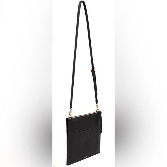 Botkier Chelsea Pebbled Leather Crossbody Bag With Gold Hardware. - Picture 3 of 12